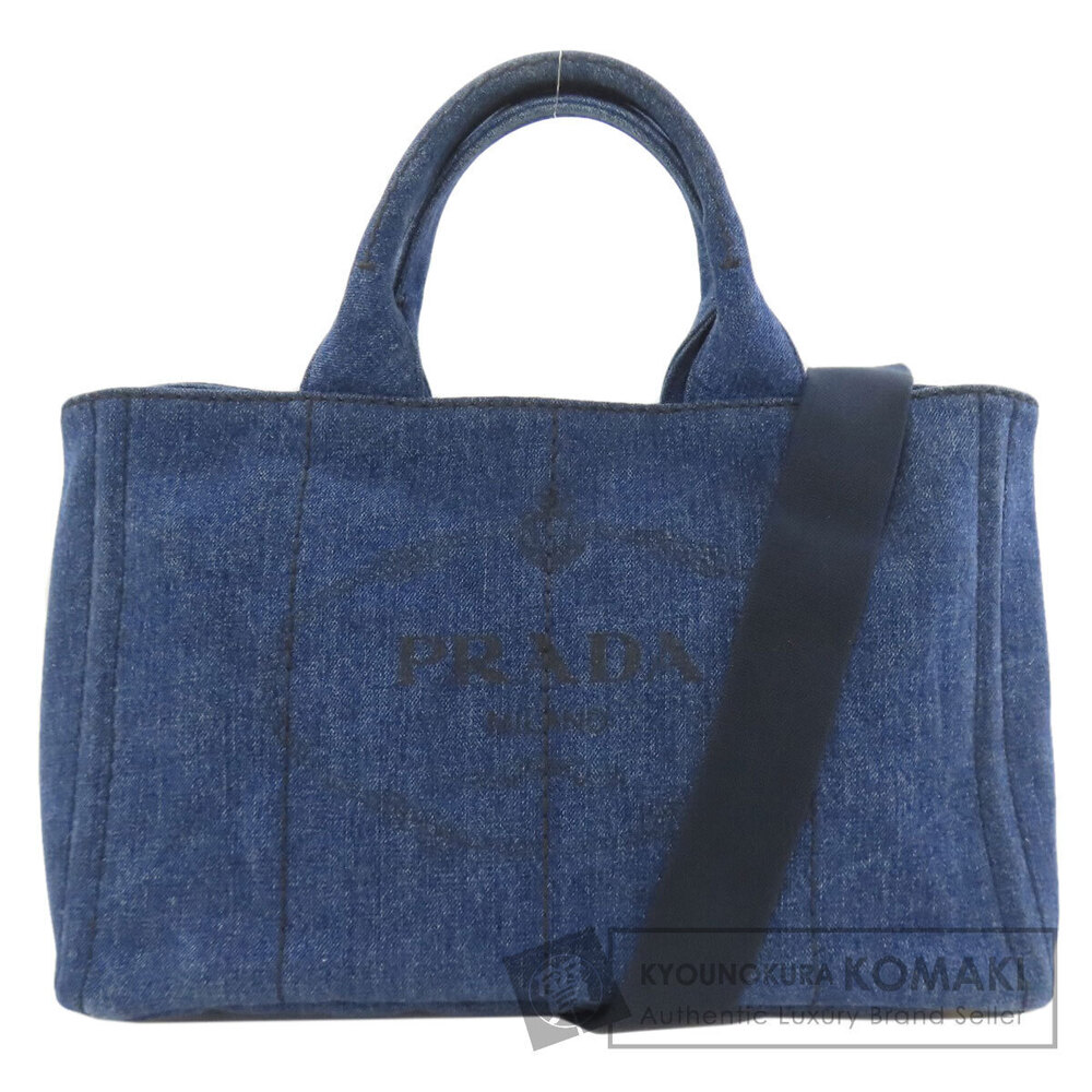 Prada Canapa Handbag Denim